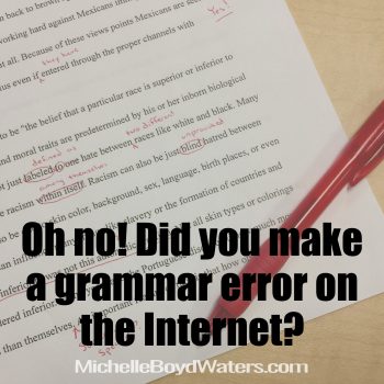 Grammar Error